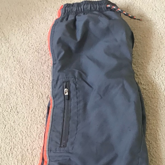 Boys Oshkosh Gray Windbreaker Pants - Picture 2 of 6